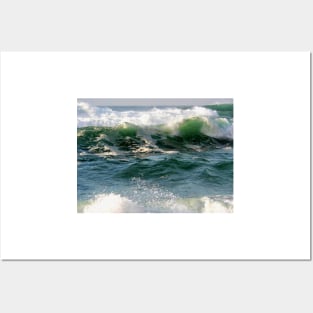 beach waves. Sintra. Posters and Art